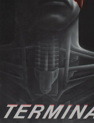 The Terminator 1984 Czech A3 Film Poster, Pecak - detail