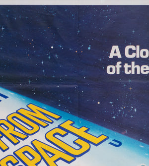 The Cat From Outer Space 1978 UK Quad Film Poster - detail