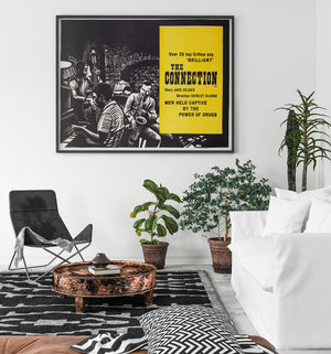 The Connection 1962 UK Quad Film Movie Poster, Peter Strausfeld