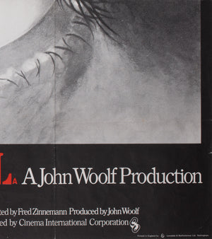 The Day of the Jackal 1973 UK Quad Film Movie Poster, Leonard - detail