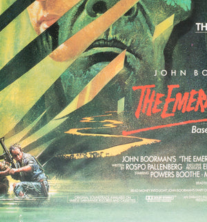 The Emerald Forest 1985 UK Quad - Signed by Vic Fair