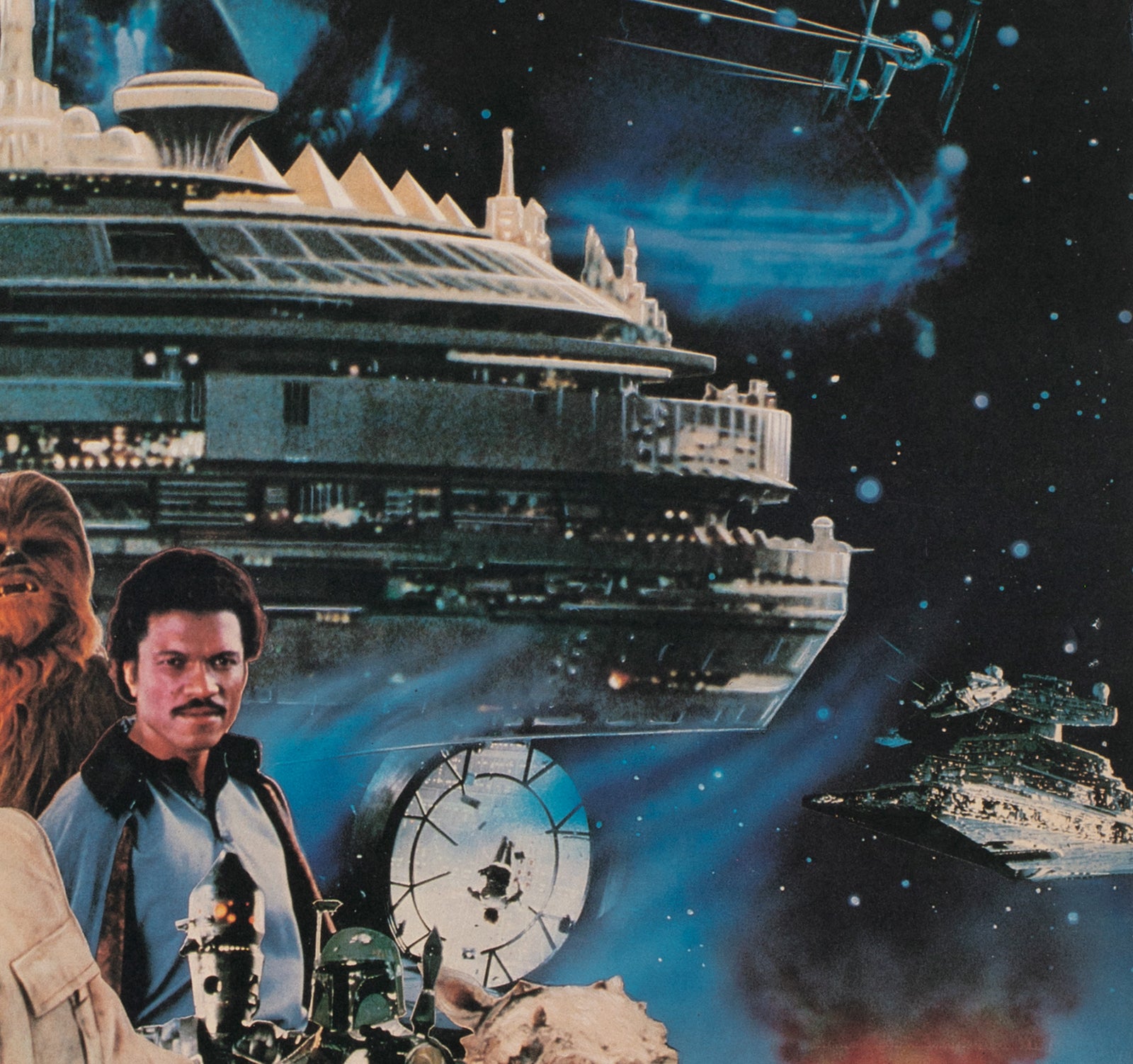 The Empire Strikes Back 1980 Japanese B2 Style A Film Movie Poster - detail