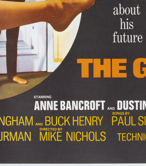 The Graduate 1967 UK Quad Film Poster