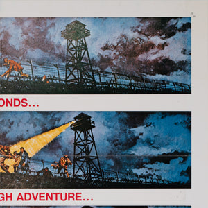 The Great Escape R1980 US International Film Movie Poster, Frank McCarthy - detail