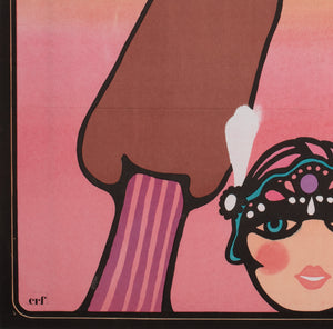 The Great Gatsby 1975 Polish A1 Film Poster, Flisak - detail