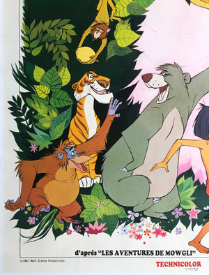 The Jungle Book 1968 French Grande Film Poster