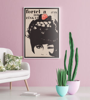 The Knack And How To Get It 1966 Czech A1 Film Poster, Grygar