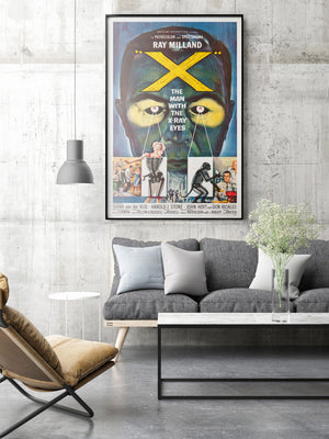 The Man With The X-Ray Eyes 1963 US 1 Sheet Film Poster