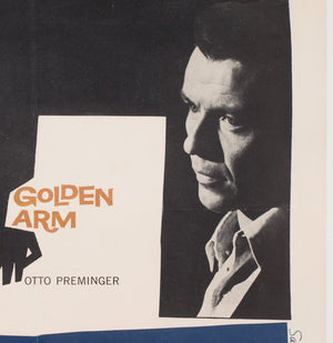 The Man with the Golden Arm 1956 US 1 Sheet Film Poster, Bass - detail