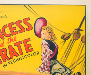 The Princess and the Pirate 1944 British Quad Film Poster - detail 6