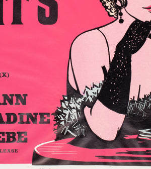 The Serpent's Egg 1978 Academy Cinema UK Quad Film Movie Poster, Strausfeld, Pink - detail