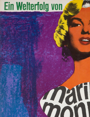 The Seven Year Itch R1966 German A1 Film Poster, Fischer-Nosbisch