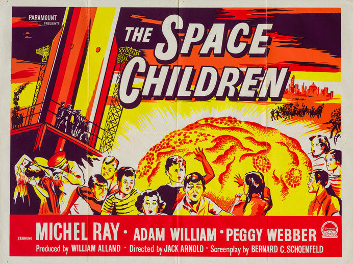 The Space Children 1958 original vintage UK quad film movie poster - sci-fi