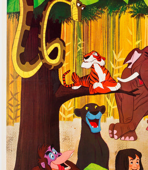 The Jungle Book 1967 US 1 Sheet Film Poster - detail
