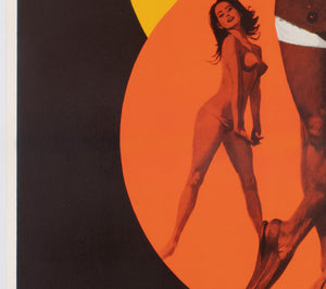 Thunderball 1965 Danish A1 Film Movie Poster, Robert McGinnis - detail