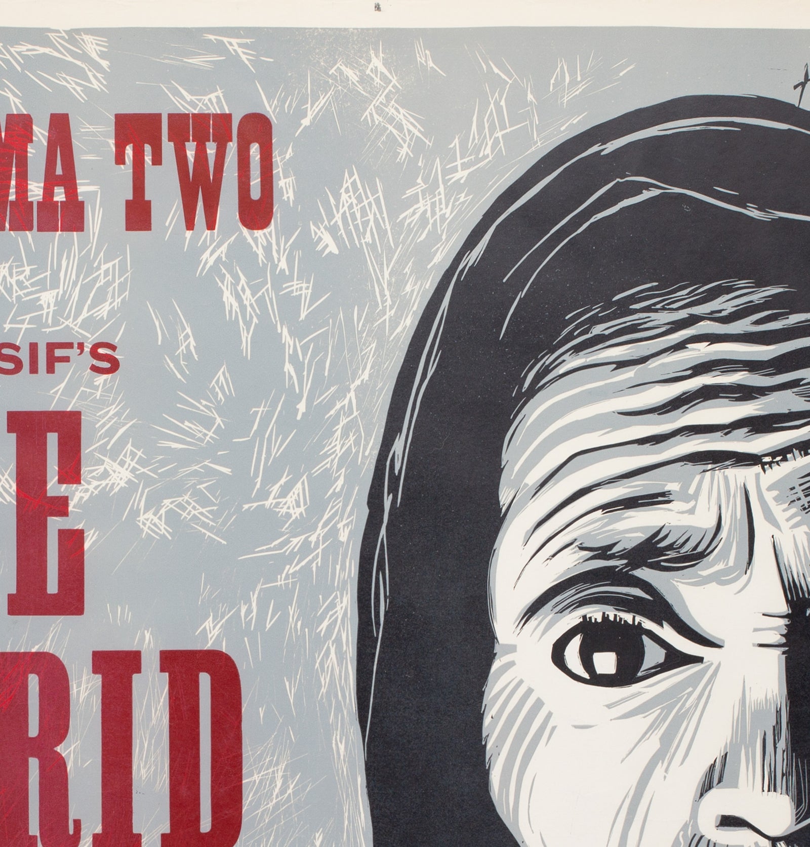 To Die in Madrid 1967 Academy Cinema UK Quad Film Poster, Peter Strausfeld