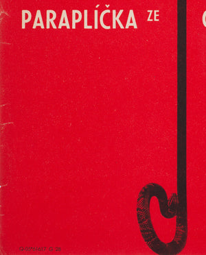 The Umbrellas of Cherbourg 1966 Czech A3 Film Movie Poster, Vystrcil - detail