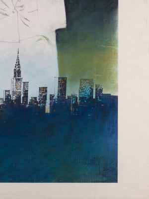 Married to the Mob 1988 Concept Artwork by Vic Fair - detail