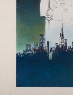 Married to the Mob 1988 Concept Artwork by Vic Fair - detail