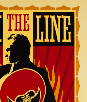 Walk the Line 2005 US 1 Sheet Advance Film Poster, Fairey - detail