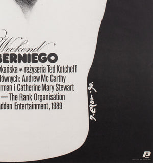 Weekend at Bernie's 1990 Polish B1 Film Poster, Erol - detail