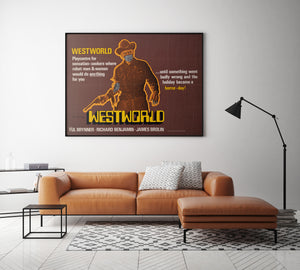 Westworld 1973 UK Quad Style B Film Movie Poster, Adams