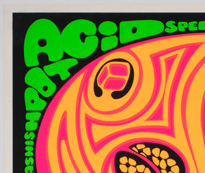 Will They Turn You On 1970 American Anti Drugs Poster - detail