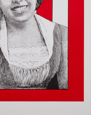 Women's Lib Punch Your Teeth In 1970s American Political / Protest Poster