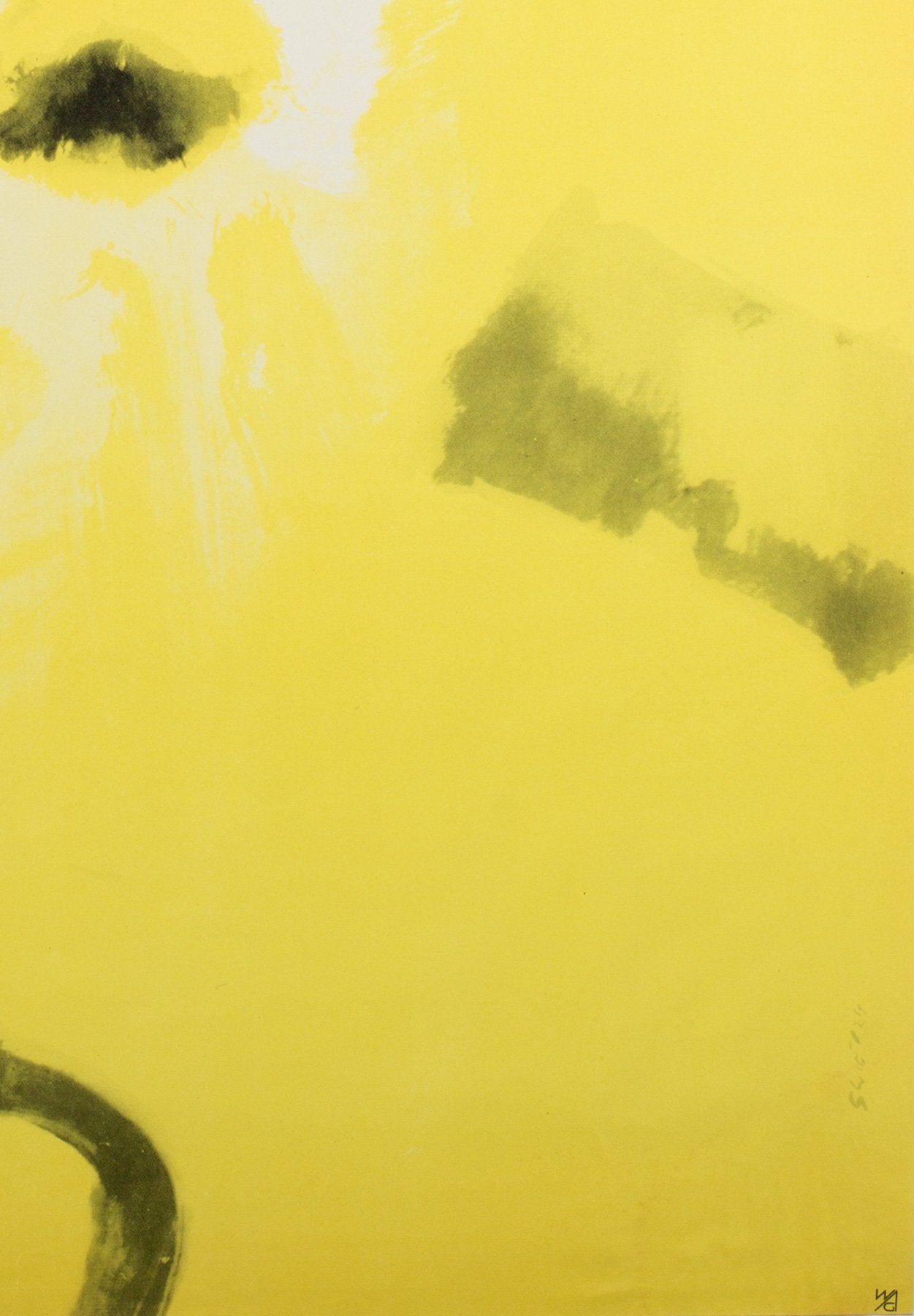 Polish Zoo Poster - Monkey 1967, Swierzy - detail