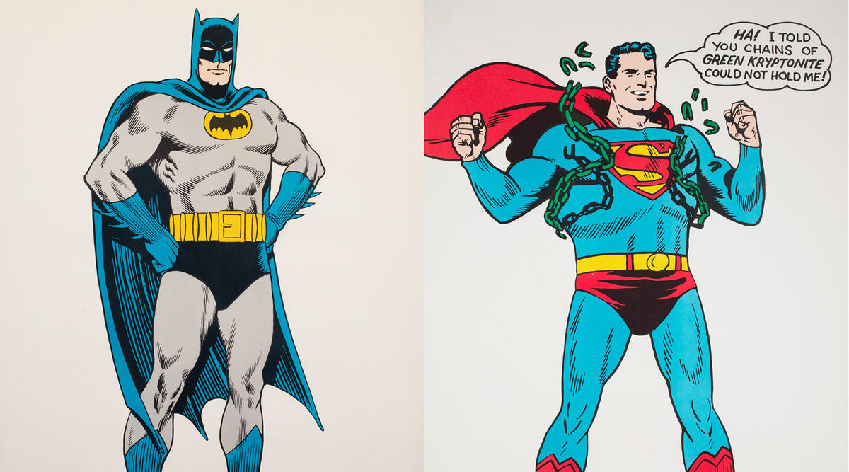Original Vintage Comic Book and Superhero Posters