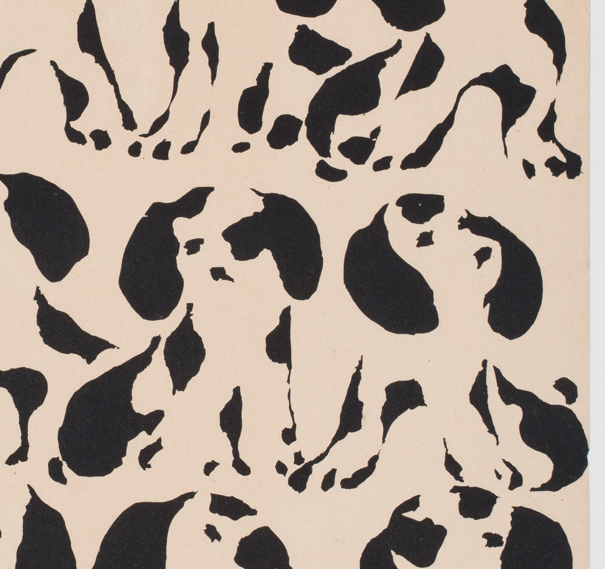 101 Dalmatians 1966 Polish Film Movie Poster, Liliana Baczewska - detail