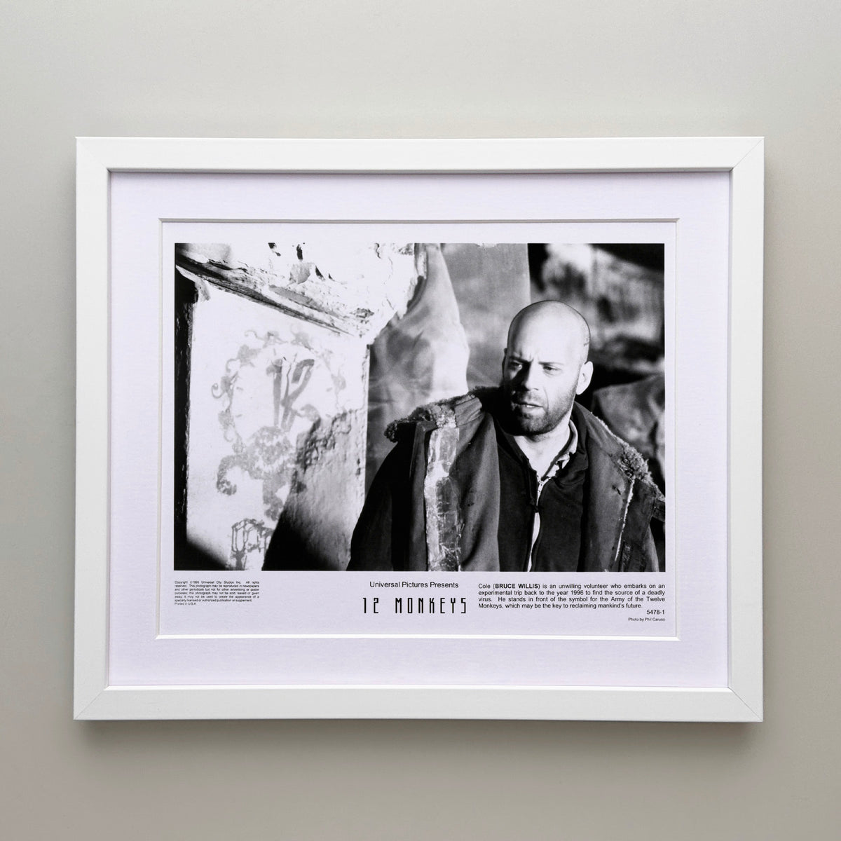 12 Monkeys 1995 Publicity Film Movie Press Still Framed