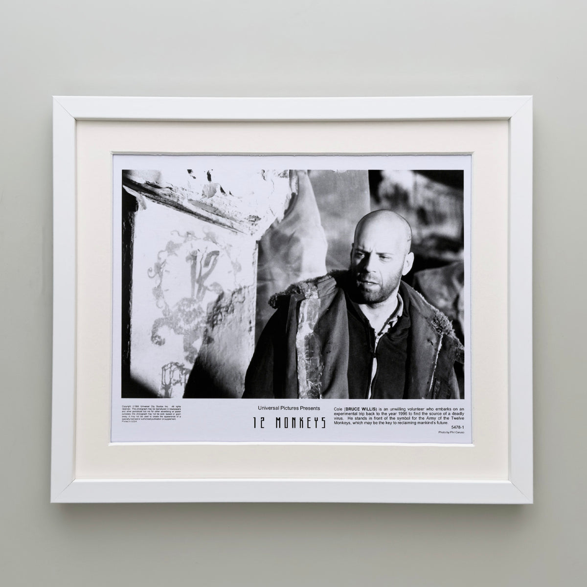 12 Monkeys 1995 Publicity Film Movie Press Still Framed