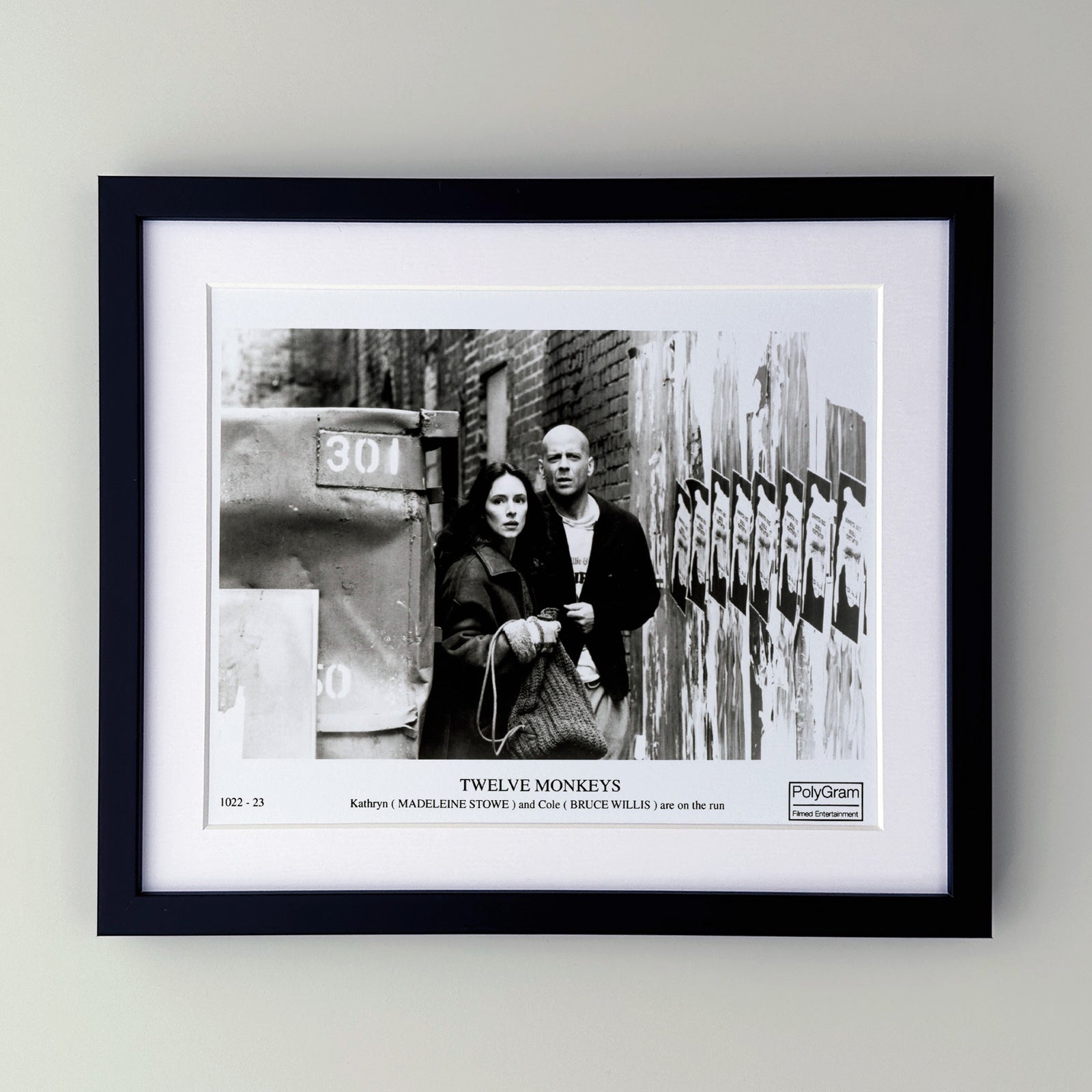 12 Monkeys 1995 Press Publicity Film Movie Still - Framed