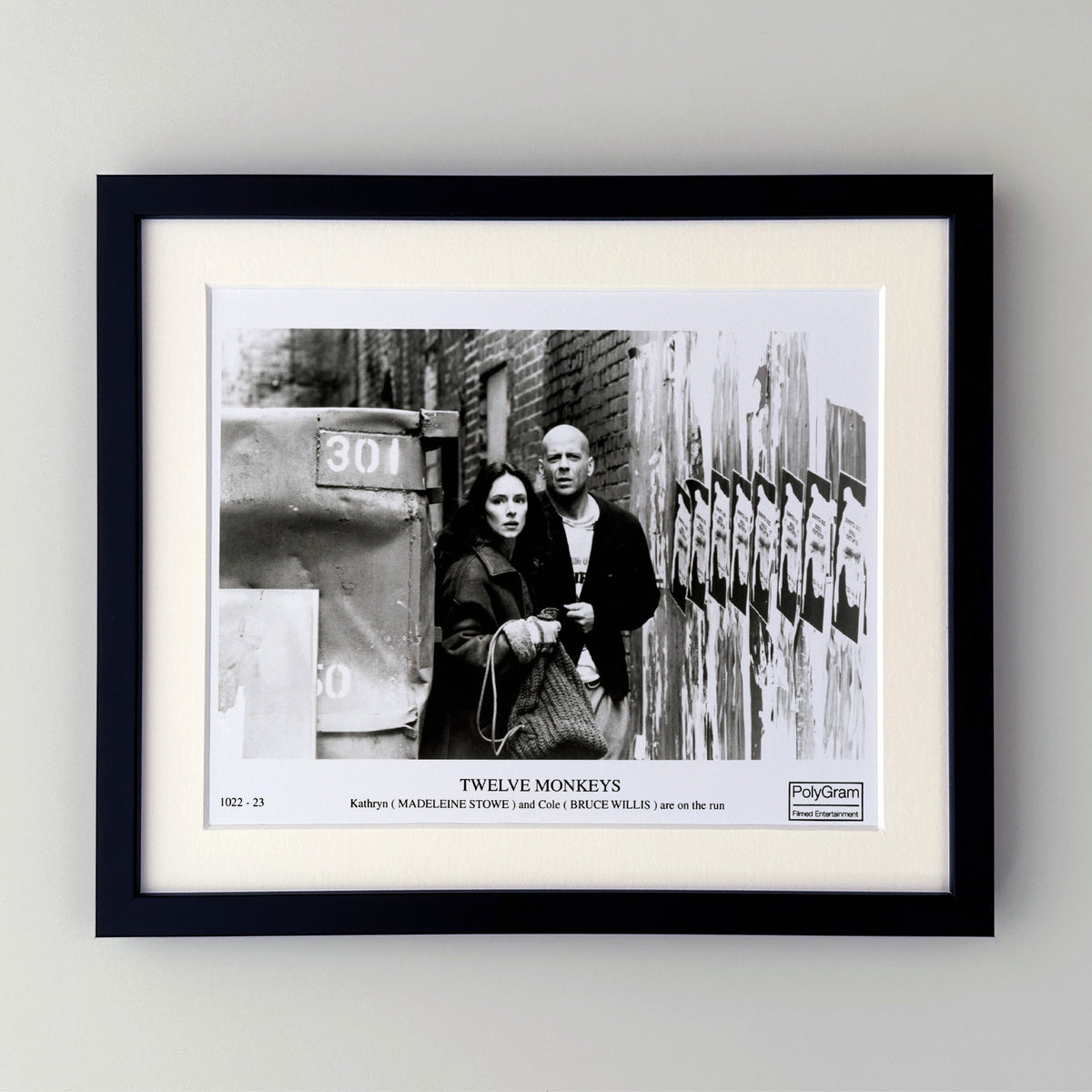 12 Monkeys 1995 Press Publicity Film Movie Still - Framed