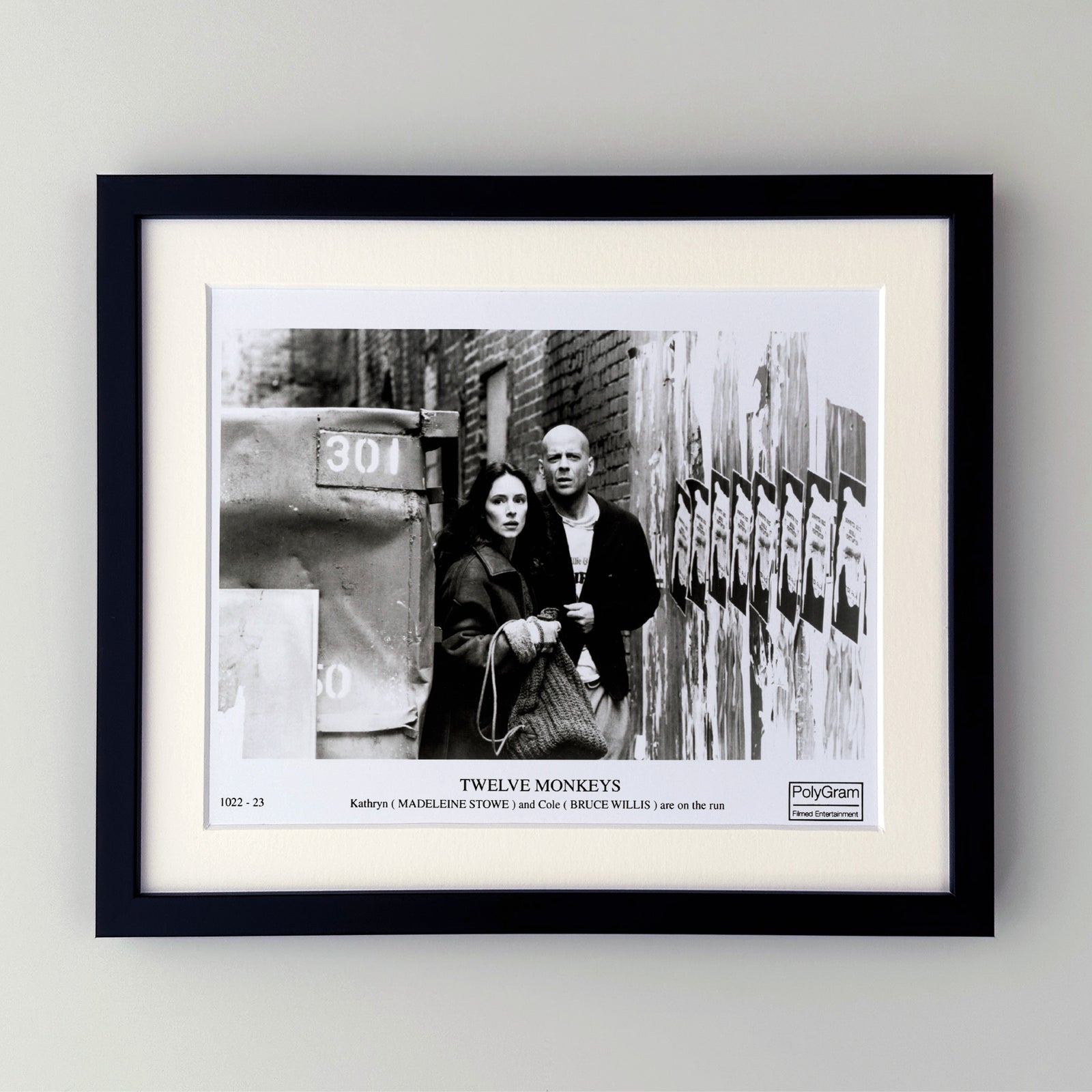 12 Monkeys 1995 Press Publicity Film Movie Still - Framed