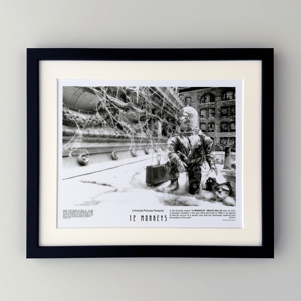 12 Monkeys 1995 Press Publicity Film Movie Still - Framed