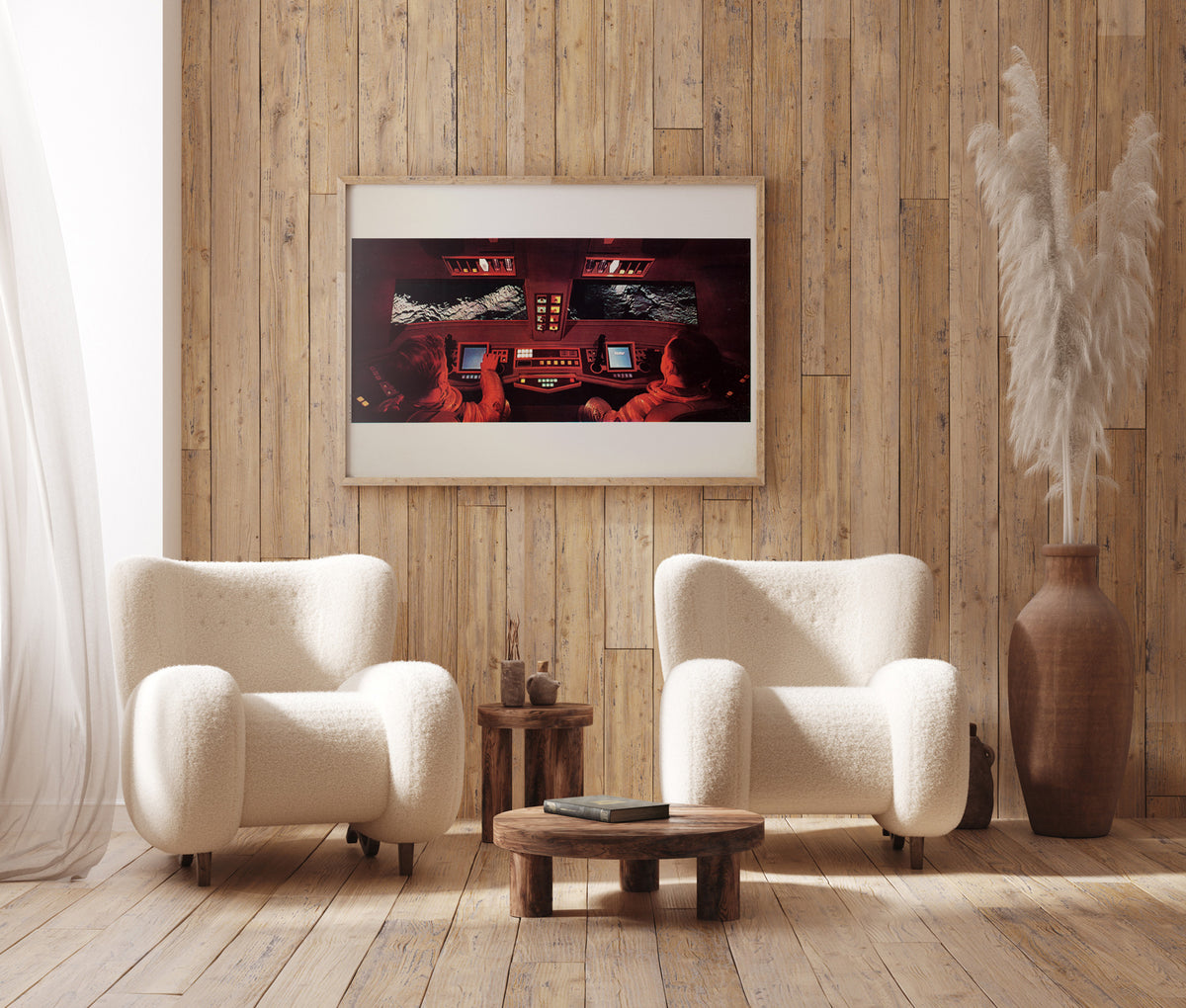 2001 A Space Odyssey 1968 Italian Jumbo Still Film Movie Poster Cockpit Style