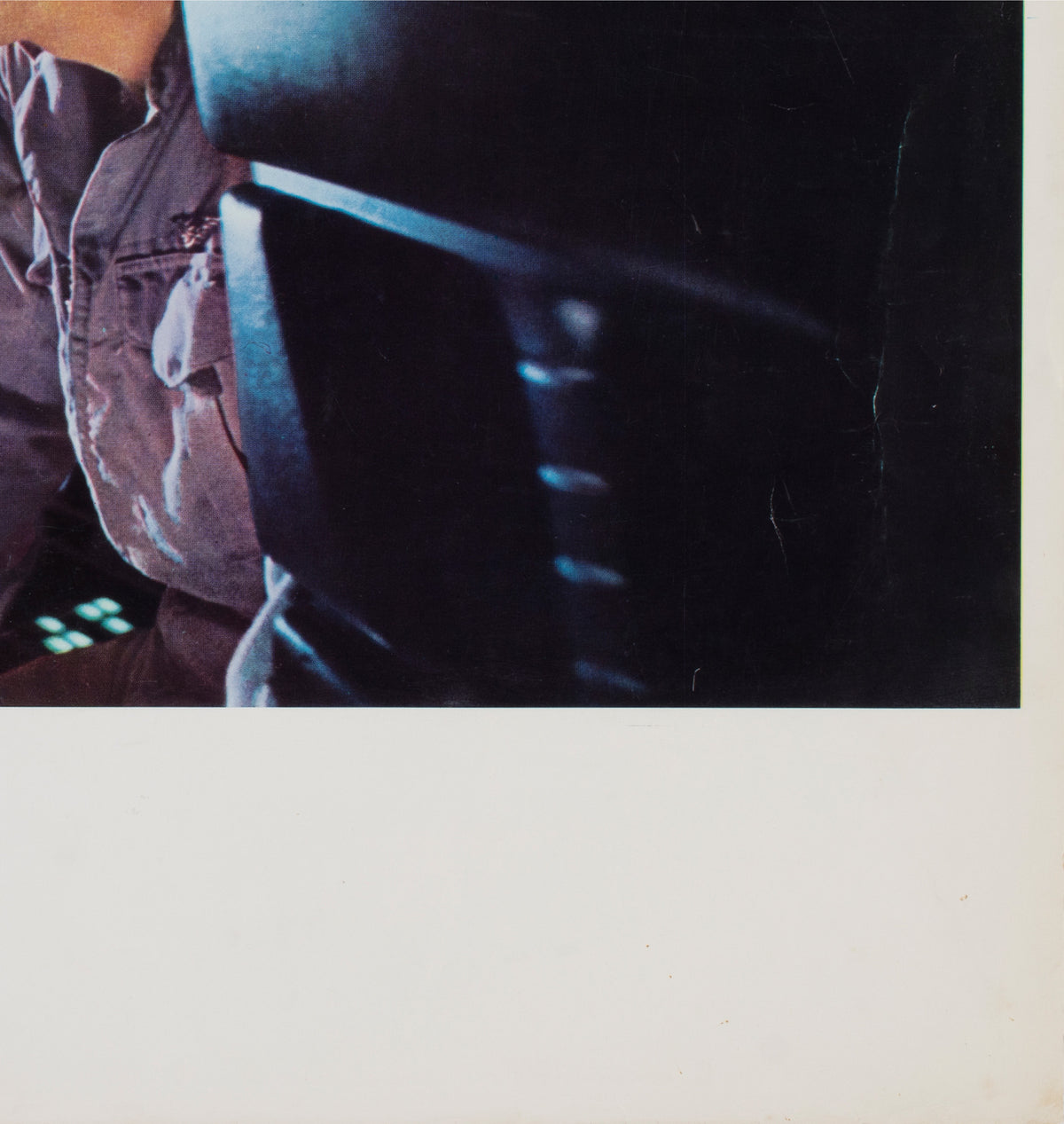 2001 A Space Odyssey 1968 Italian Jumbo Still Film Movie Poster HAL Dullea and Lockwood - detail