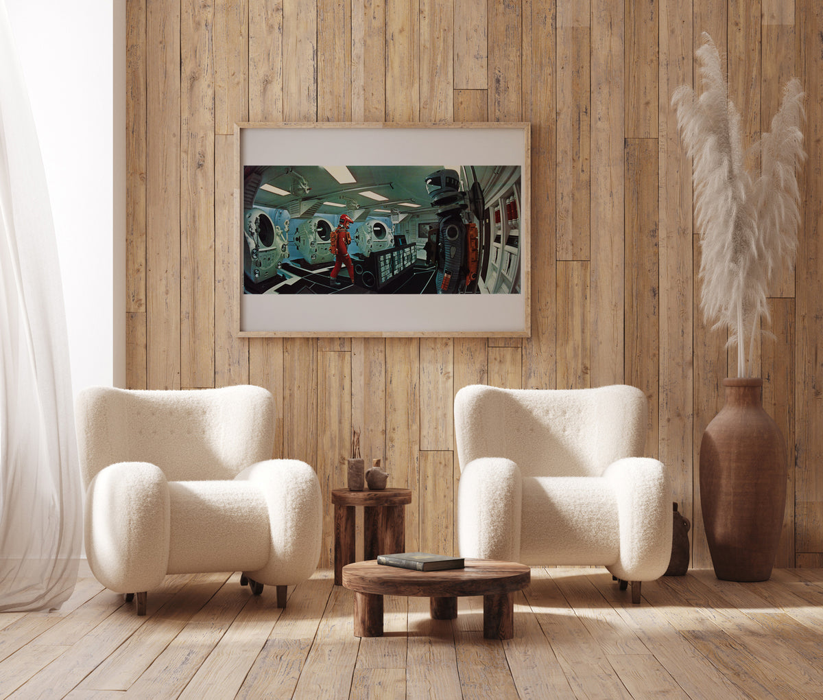 2001 A Space Odyssey 1968 Italian Jumbo Still Film Movie Poster HAL Spying