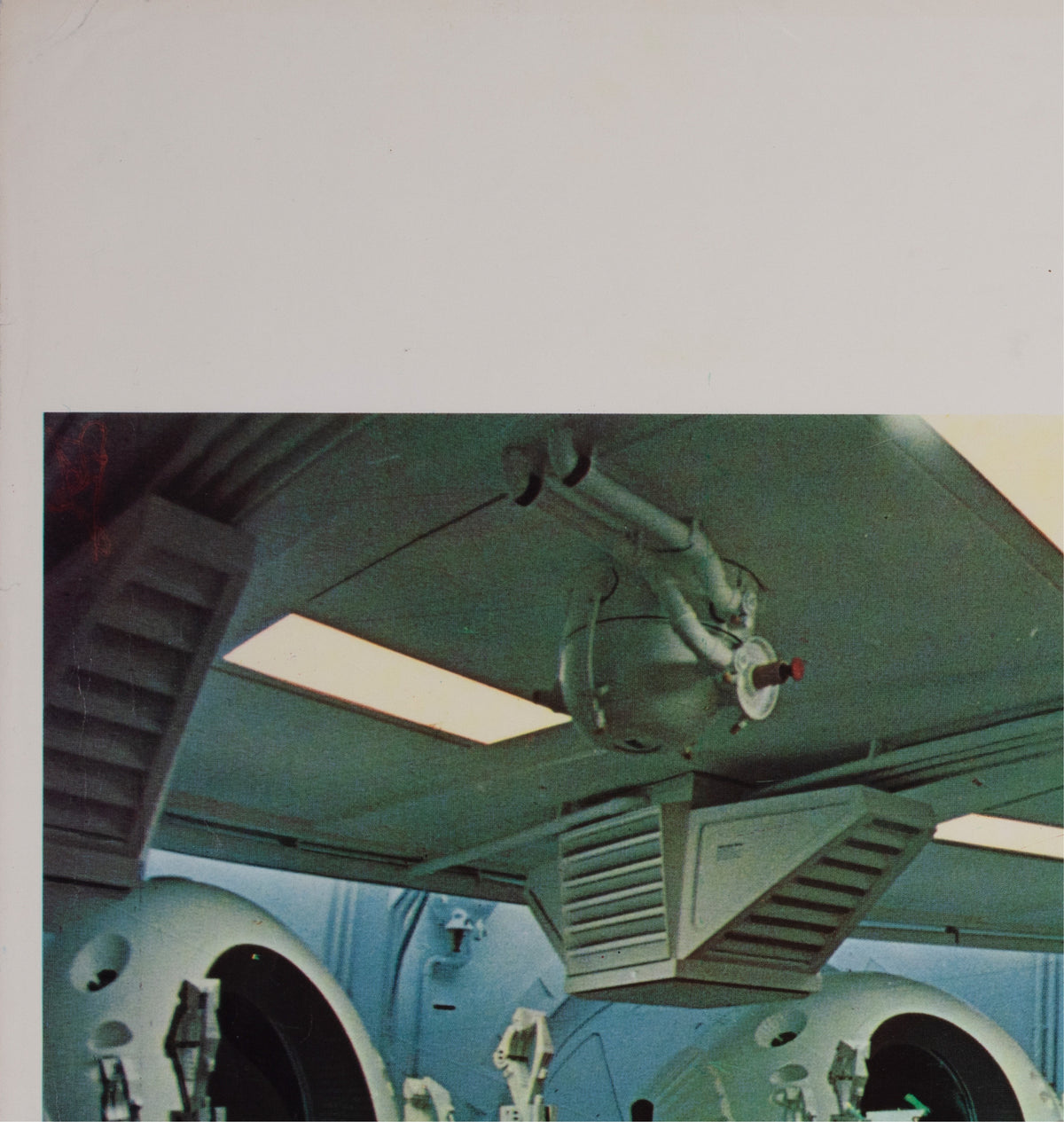 2001 A Space Odyssey 1968 Italian Jumbo Still Film Movie Poster HAL Spying - detail