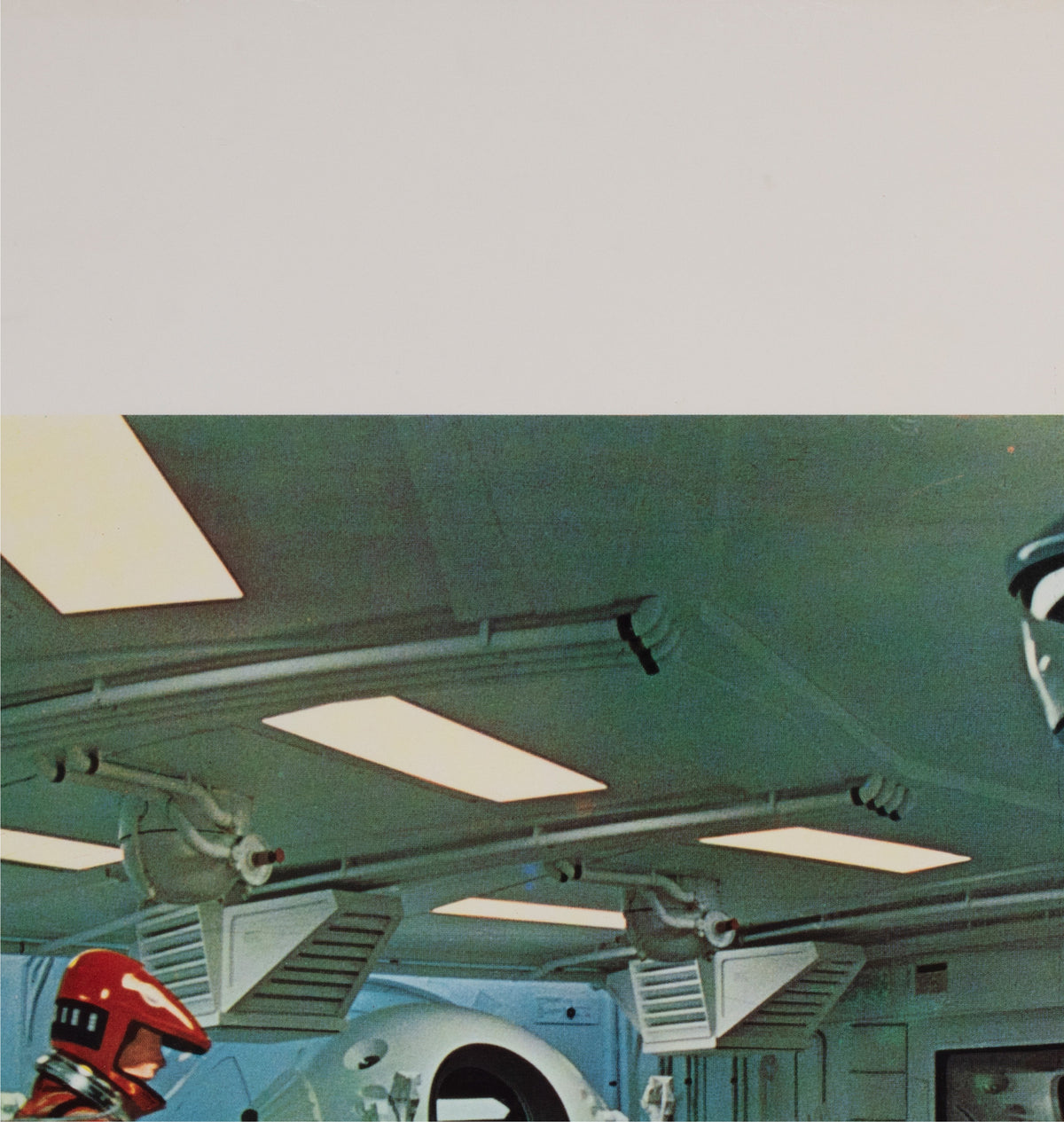 2001 A Space Odyssey 1968 Italian Jumbo Still Film Movie Poster HAL Spying - detail