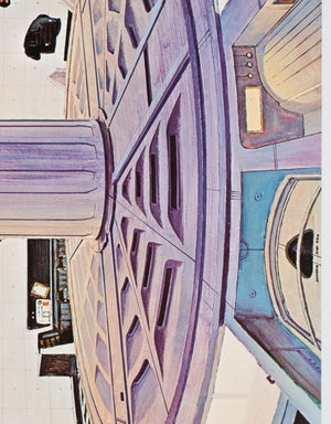 2001 A Space Odyssey 1968 Personality Film Movie  Poster, Bob McCall - detail