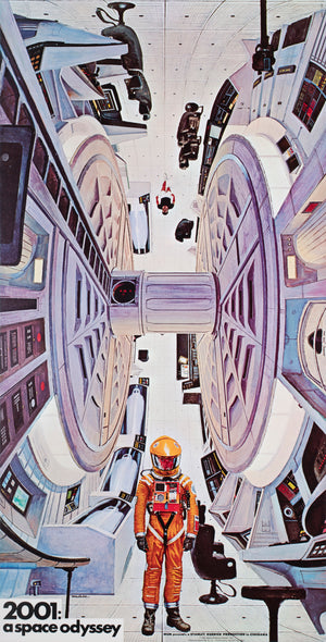 2001 A Space Odyssey 1968 Personality Poster, Bob McCall Film Movie