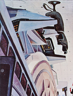 2001 A Space Odyssey 1968 Personality Poster, Bob McCall Film Movie - detail