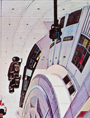 2001 A Space Odyssey 1968 Personality Poster, Bob McCall Film Movie - detail