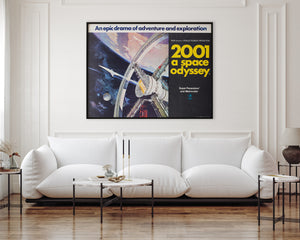 2001 a space odyssey 1968 uk quad style a film movie poster bob mccall
