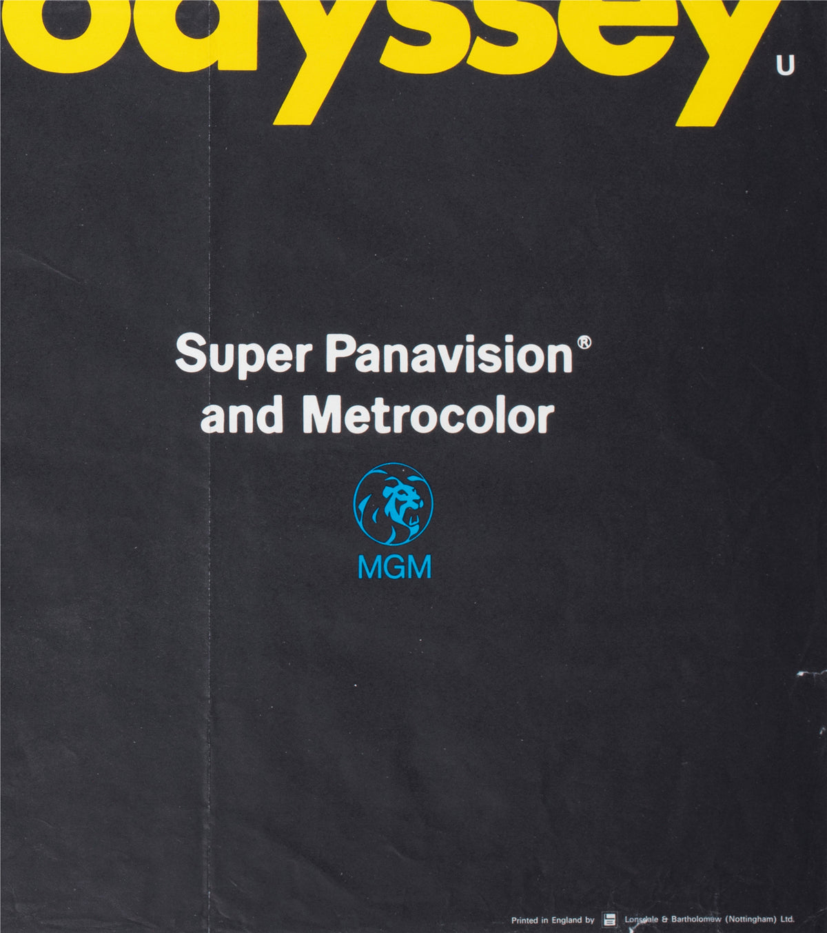 2001 a space odyssey 1968 uk quad style a film movie poster bob mccall - detail