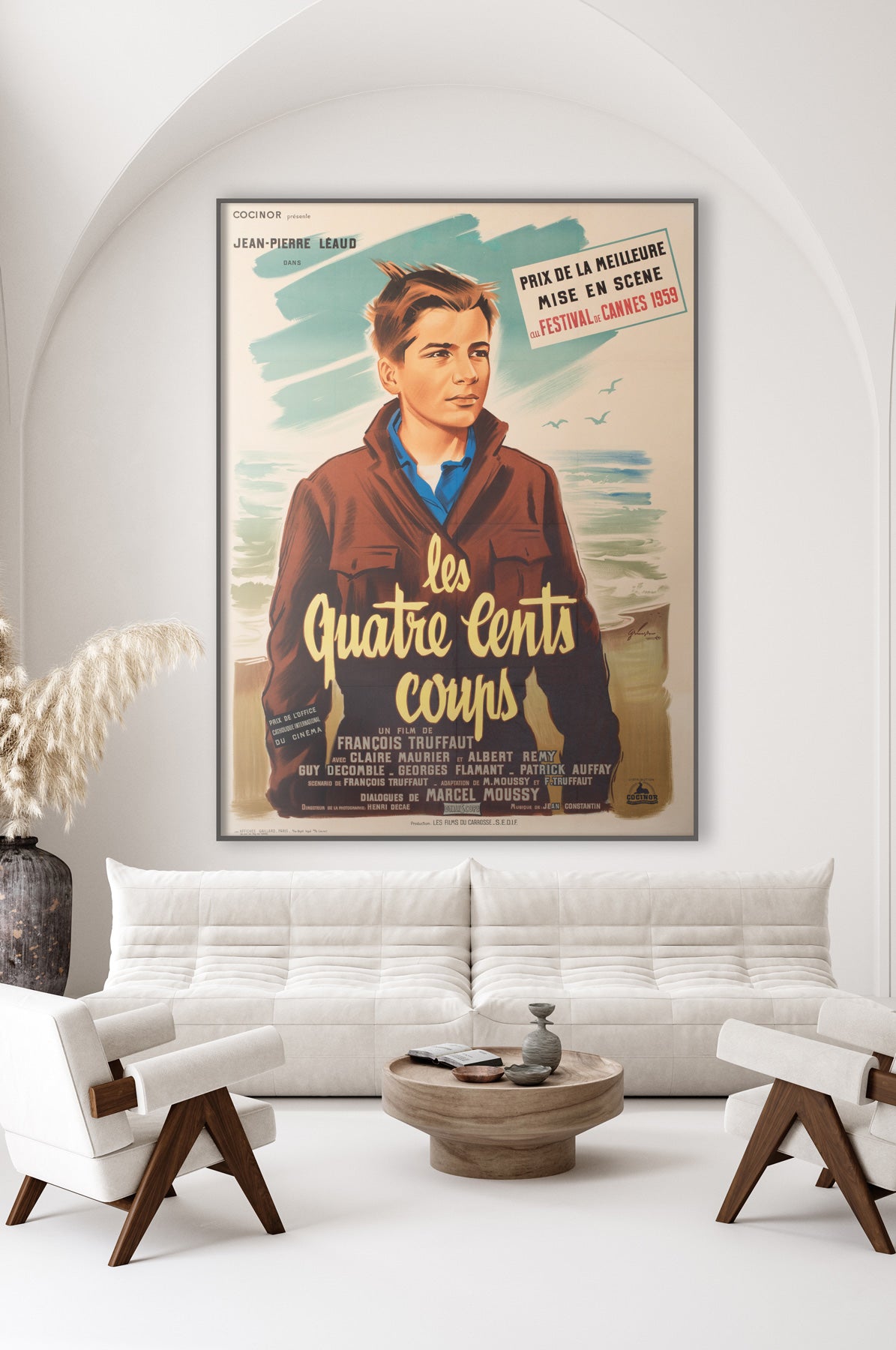 The 400 Blows 1959 French Grande Film Movie Poster, Boris Grinsson