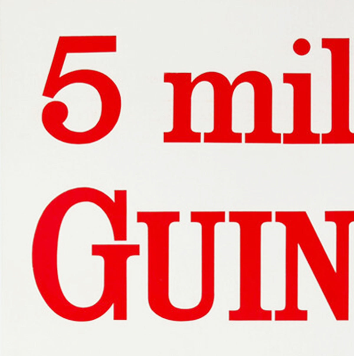 5 Million Guinness c1950s British Advertising Poster - detail